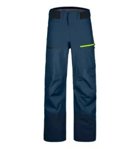 Pantaloni da sci da uomo Ortovox 3L Ravine Shell Pants M (oceano profondo)