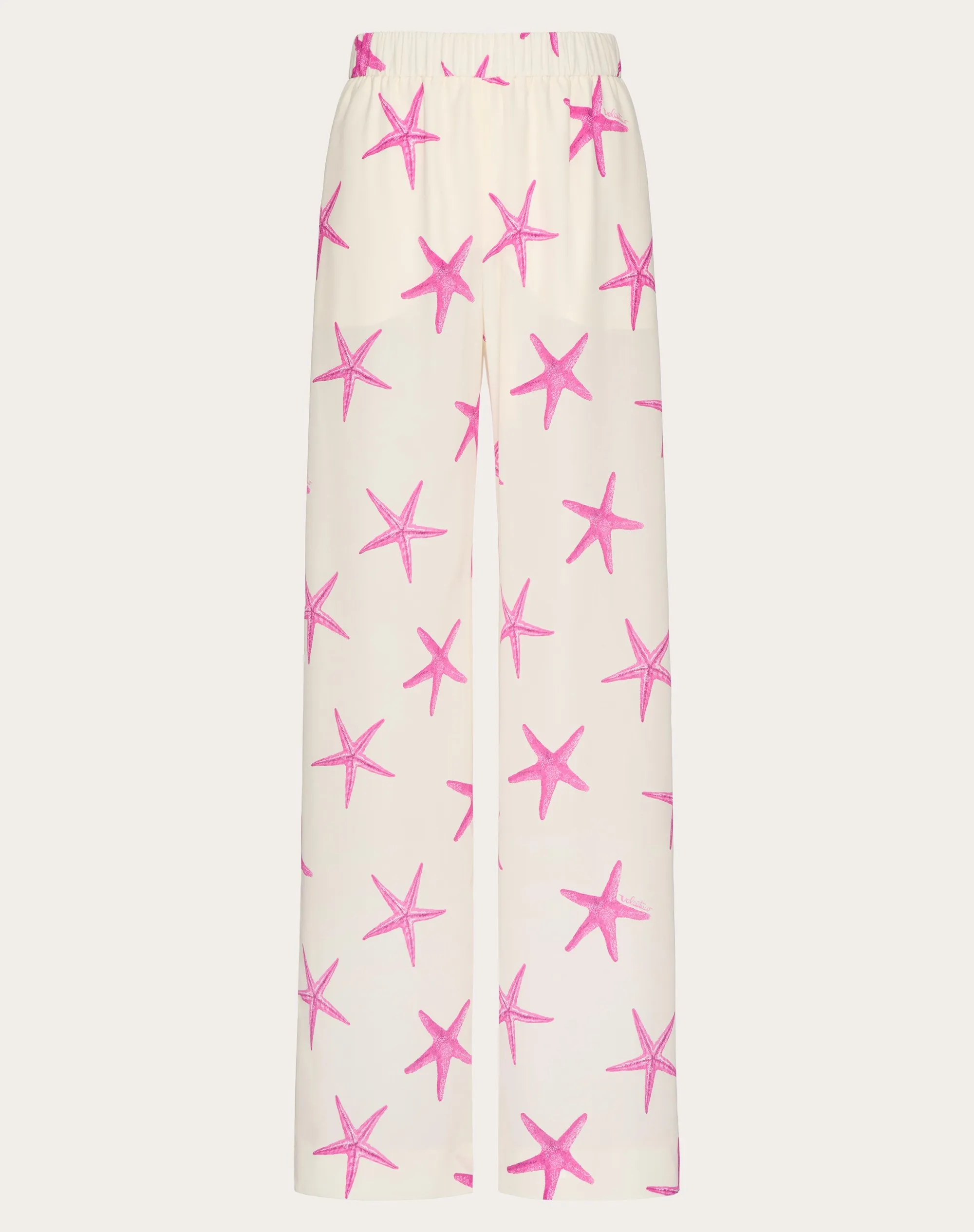 PANTALONI IN CREPE DE CHINE STARFISH