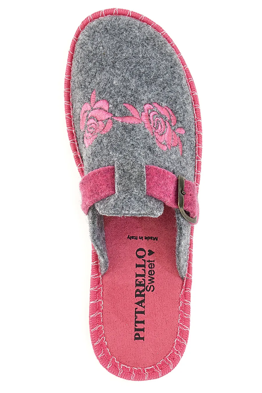 Pantofole Grigie e Rosa Pittarello Love 523