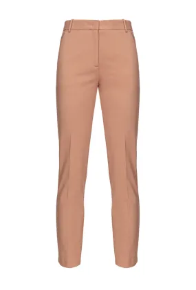 PINKO   PANTALONE BELLO CIGARETTE FIT CAMMELLO