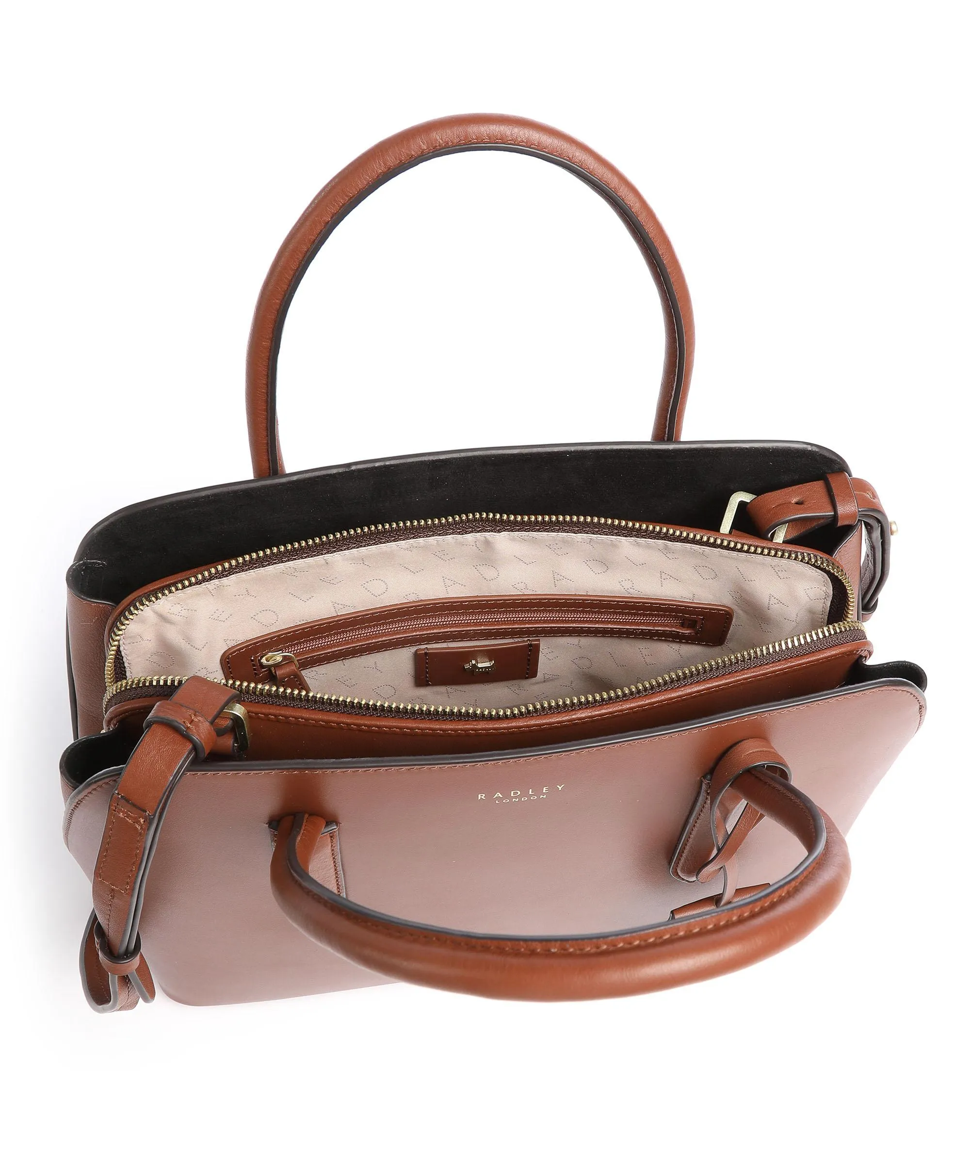  Radley London Liverpool Street 2.0 Borsa a mano pelle bovina marrone  