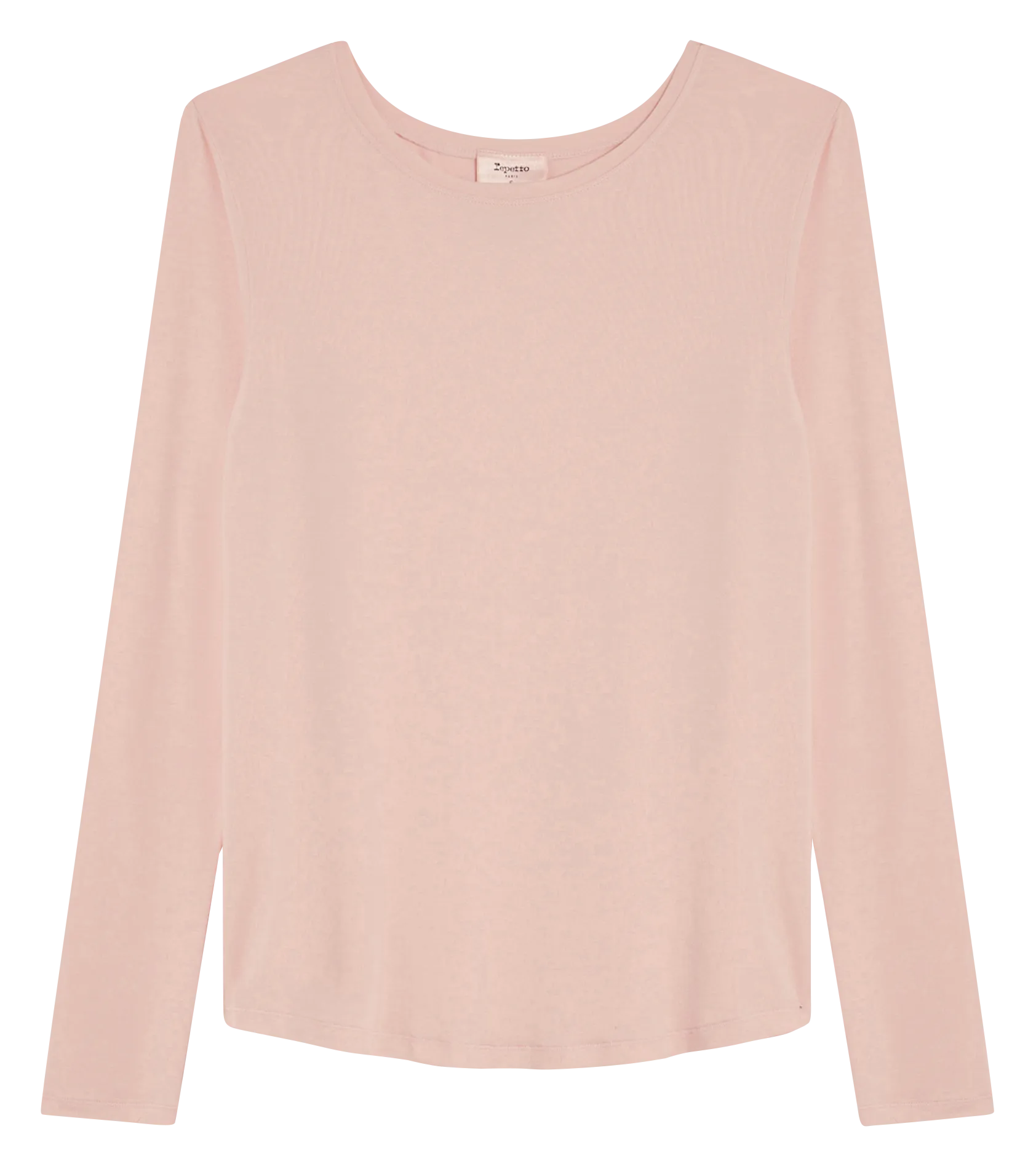  REPETTO   T-shirt con scollo tondo in maglia jersey | Rosa