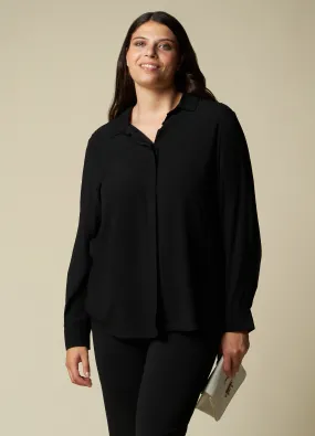 ROSA THEA  Camicia in pura viscosa donna curvy