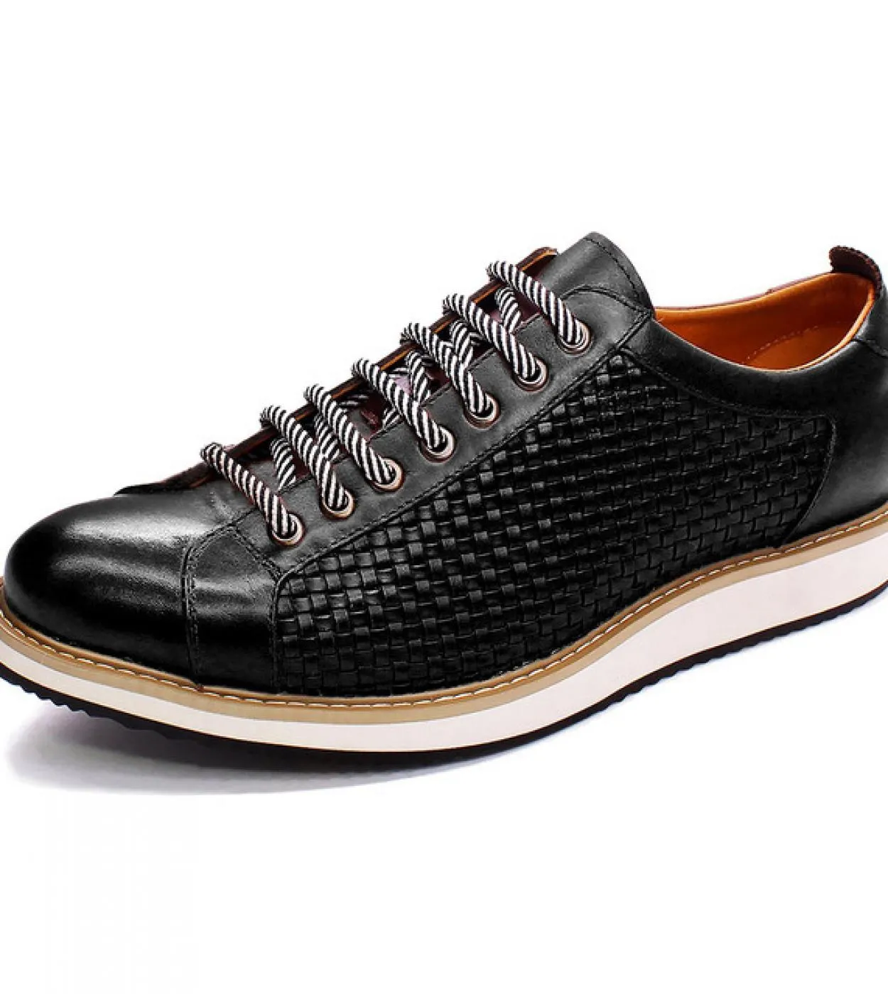 Scarpe casual da uomo in vera pelle di vitello Scarpe da guida piatte di lusso con lacci a 7 occhielli Sneakers da uomo di grand