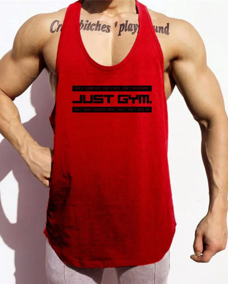 Summer Muscle Men Running Vest Uomo Y Back Abbigliamento da palestra Bodybuilding Fitness Canotta Camicia senza maniche Allename