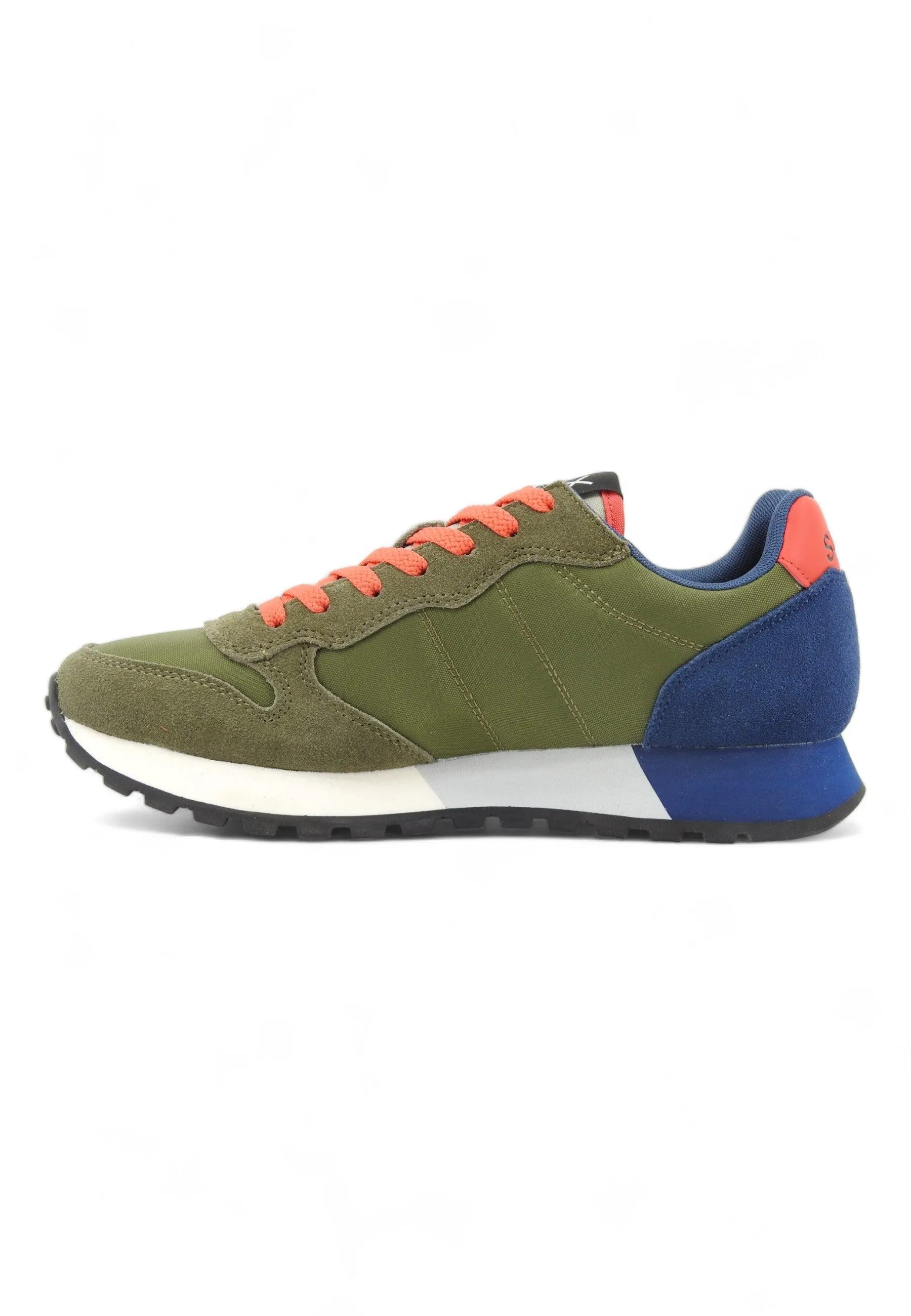 SUN68 Jaki Solid Sneaker Uomo Militare Verde Z34111