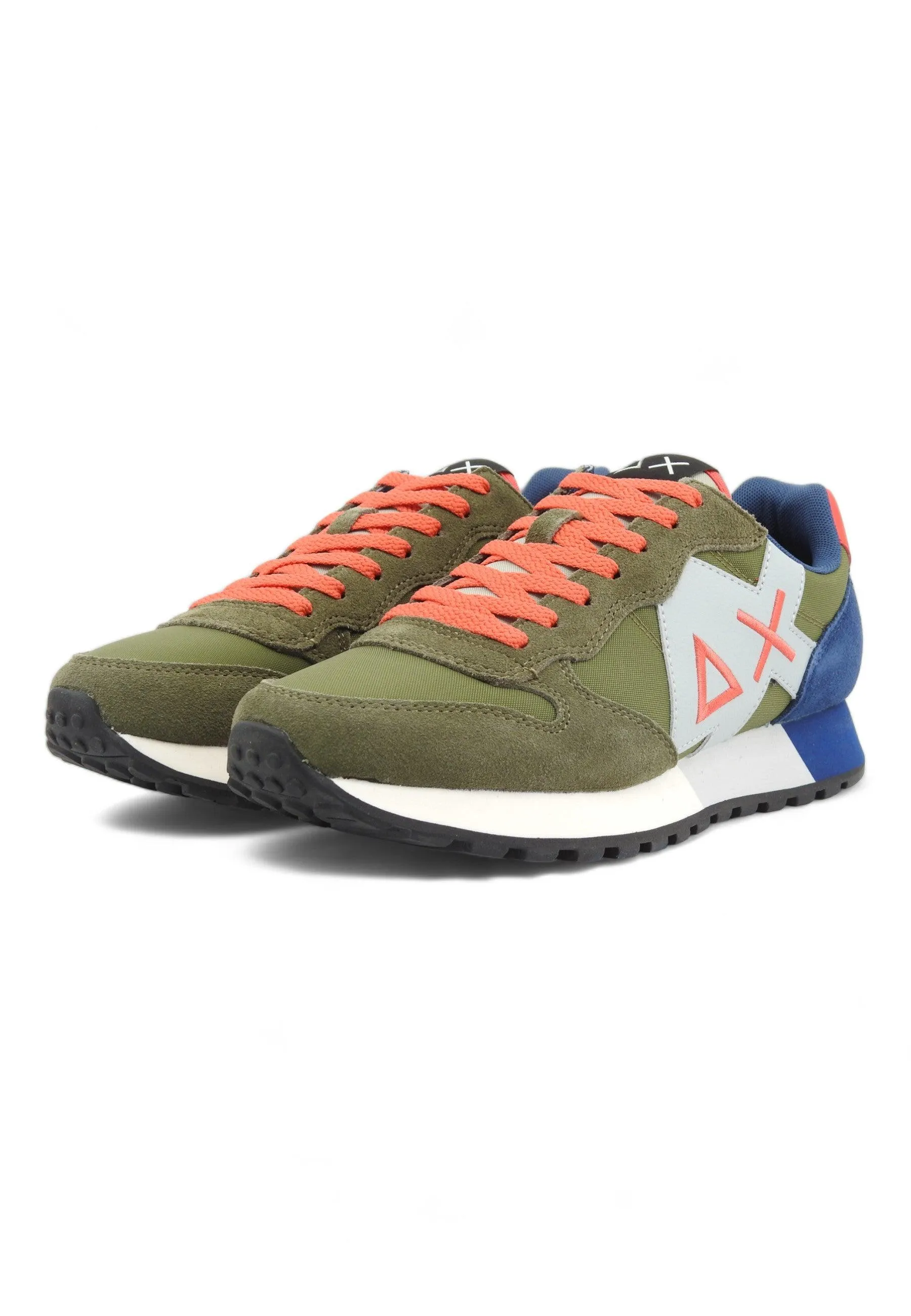 SUN68 Jaki Solid Sneaker Uomo Militare Verde Z34111