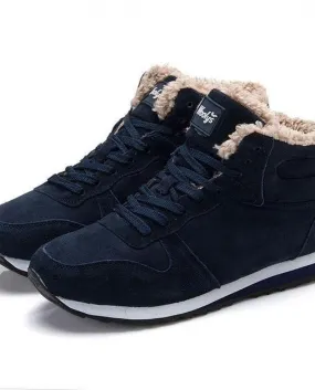 Uomo Inverno Tenere al caldo Sneakers Inverno Comodo Caviglia Sport allaria aperta Botas Scarpe casual Taglie forti 48 Zapatill