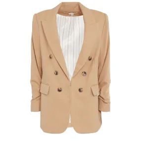 VERONICA BEARD  Giacca Beacon in tessuto beige