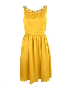 Vestito Donna gaelle gbdm17966-giallo