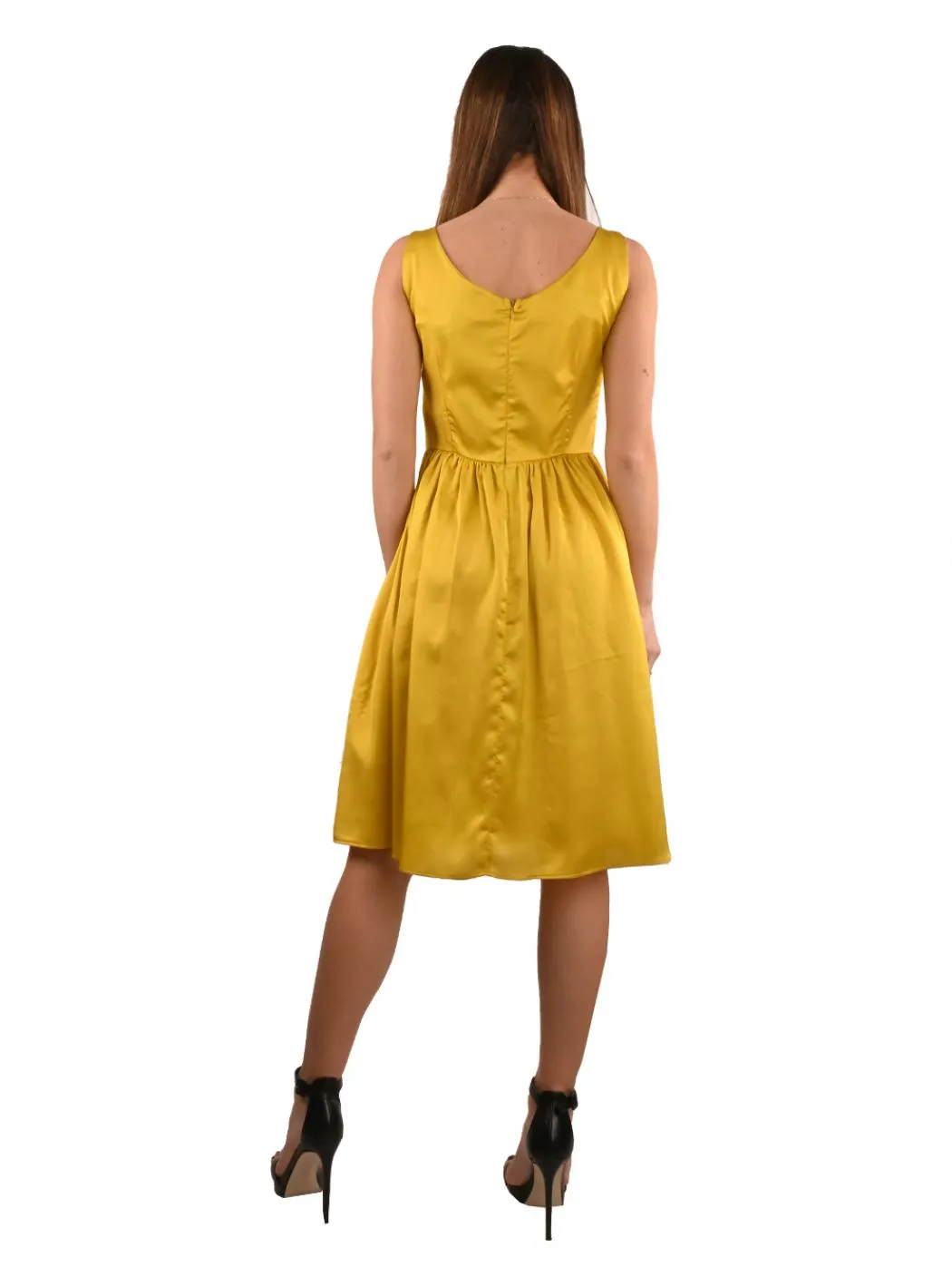 Vestito Donna gaelle gbdm17966-giallo