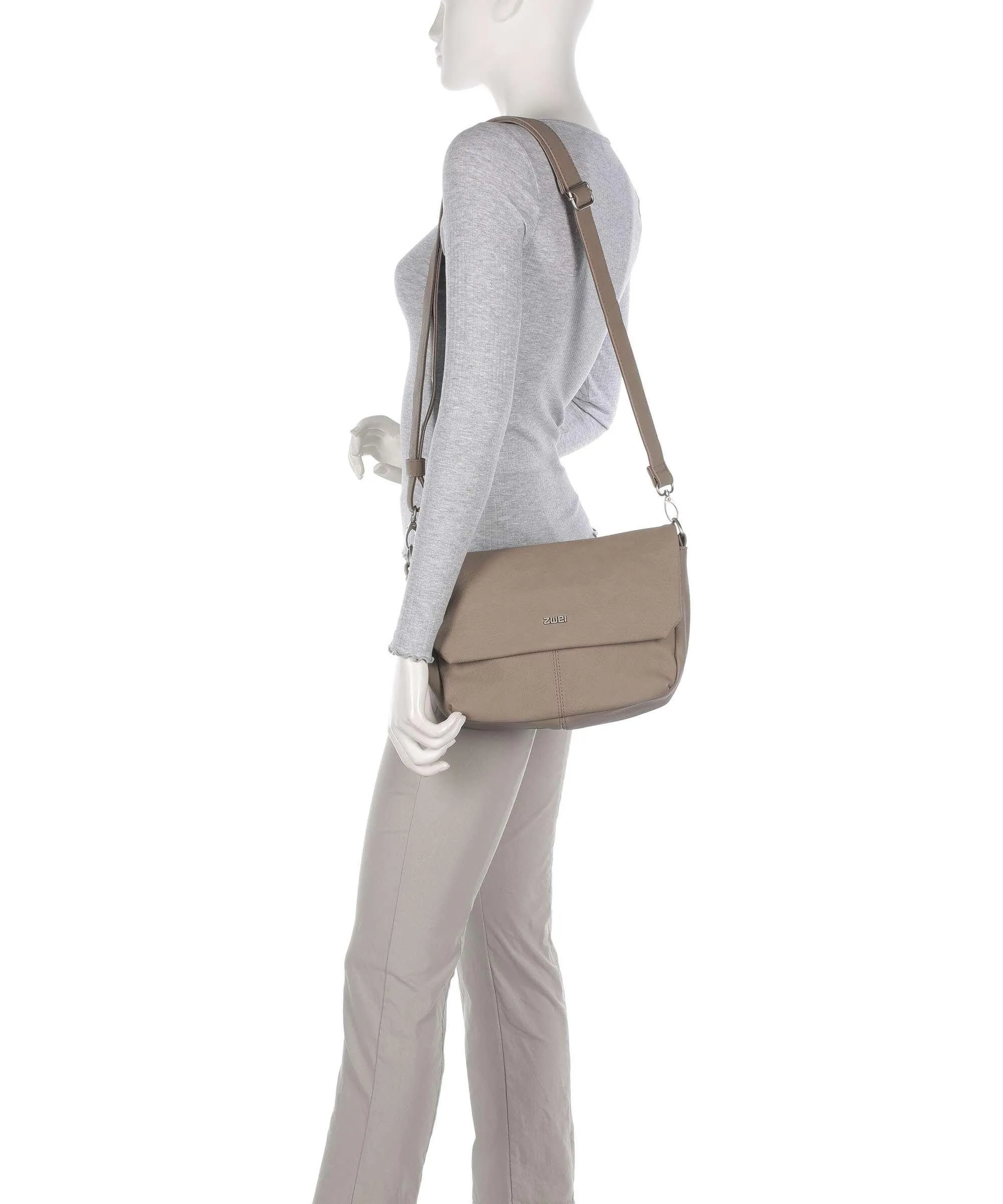  Zwei Mademoiselle.M M60 Borsa a spalla pelle sintetica beige  